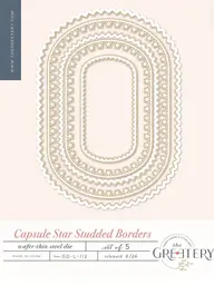 Capsule Star Studded Borders