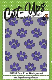 Cut-Ups - Pawprint Background