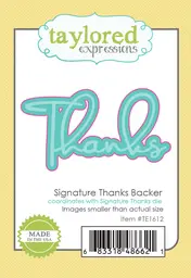 Signature Thanks Backer Die