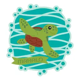 Mahalo Sea Turtle - Small Die of the Month Jun 2026