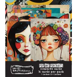 Pop Art Portraits Creative Cards