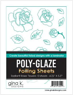 POLY-GLAZE Radiant Roses Flowers