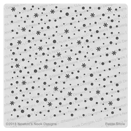 Petite Snow Stencil