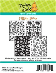 Falling Snow Toner Card Fronts