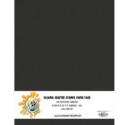 Coal Card stock - 8.5" x 11"