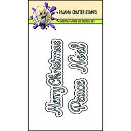 Christmas Words with Shadow Die