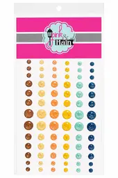 Glitter Enamel Dots