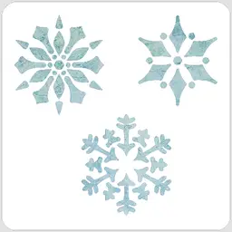 Three Snowflakes