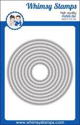 Pierced and Stitched Circles 