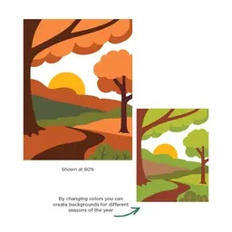 Changing Seasons - Stencil of the Month Sep 2026