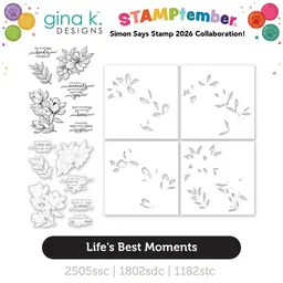 Life's Best Moments Stamp, Die & Stencil