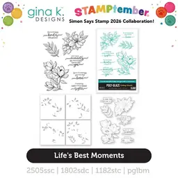 Life's Best Moments Stamp, Die, Stencil & Poly-Glaze