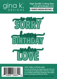 Favorite Modern Greetings