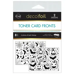 Deco Foil Toner Card Fronts - Halloween Mashup