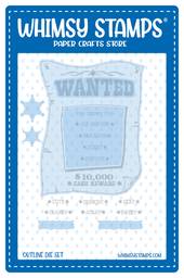 Wanted Poster Outline