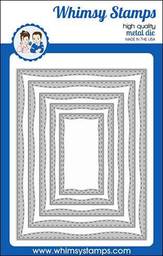 Wonky Stitched Rectangles