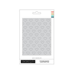 Stitched Hearts Card Front