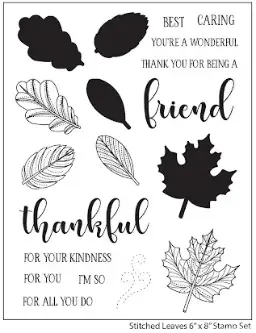 Stitched Leaves 