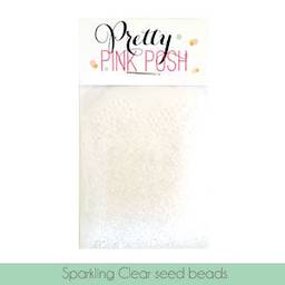 Sparkling Clear Seed Beads