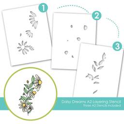 Daisy Dreams Layering Stencil