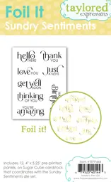 Foil it - Sundry Sentiments