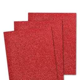 Glitter Cardstock - Red