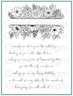 Whimsical  Wildflower Frame