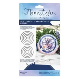 Moonstone Scalloped Dots - Circles