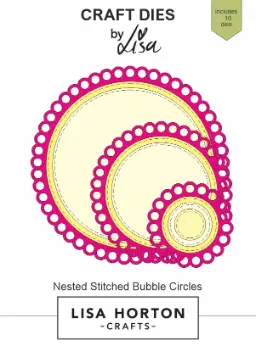 Nested Stitched Bubble Circles