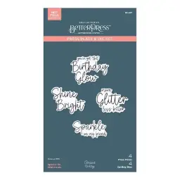 Sparkle on Sentiments from the Shine Bright Collection