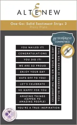 One-Go: Solid Sentiment Strips 2