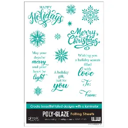 POLY-GLAZE Merry and Light Greetings
