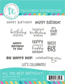 All the Best Birthday Stamp