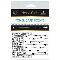 Deco Foil Toner Card Fronts - Love All Ways