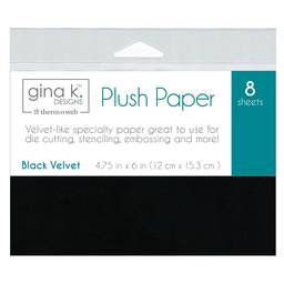Plush Papers - Black Velvet
