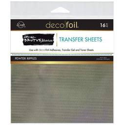 Deco Foil Transfer Foils - Pewter Ripples