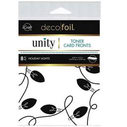 Deco Foil Toner Card Fronts - Holiday Lights