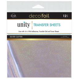 Deco Foil Transfer Foils - Silver Glitter