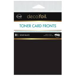 Deco Foil Toner Card Fronts - Solid Black