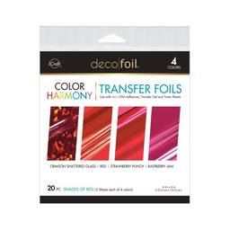 Deco Foil Color Harmony Transfer Foils - Shades of Red