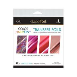 Deco Foil Color Harmony Transfer Foils - Shades of Pink
