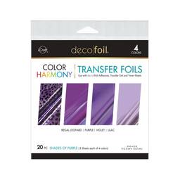 Deco Foil Color Harmony Transfer Foils - Shades of Purple