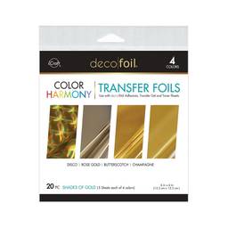 Deco Foil Color Harmony Transfer Foils - Shades of Gold