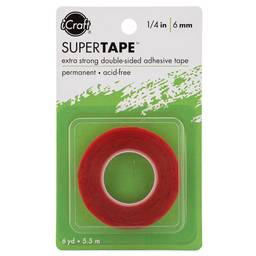 iCraft SuperTape Adhesive Roll - 1/4"