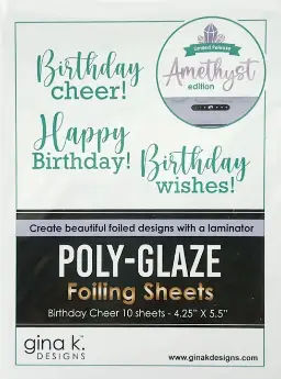 POLY-GLAZE Birthday Cheer