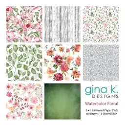 Watercolor Floral Patterened Paper