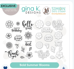 Bold Summer Blooms Stamps and Dies