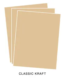 Classic Kraft Cardstock (12 Sheets)