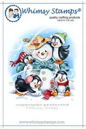 Penguins Build a Snowman 