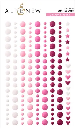 Cherry Blossom Enamel Dots